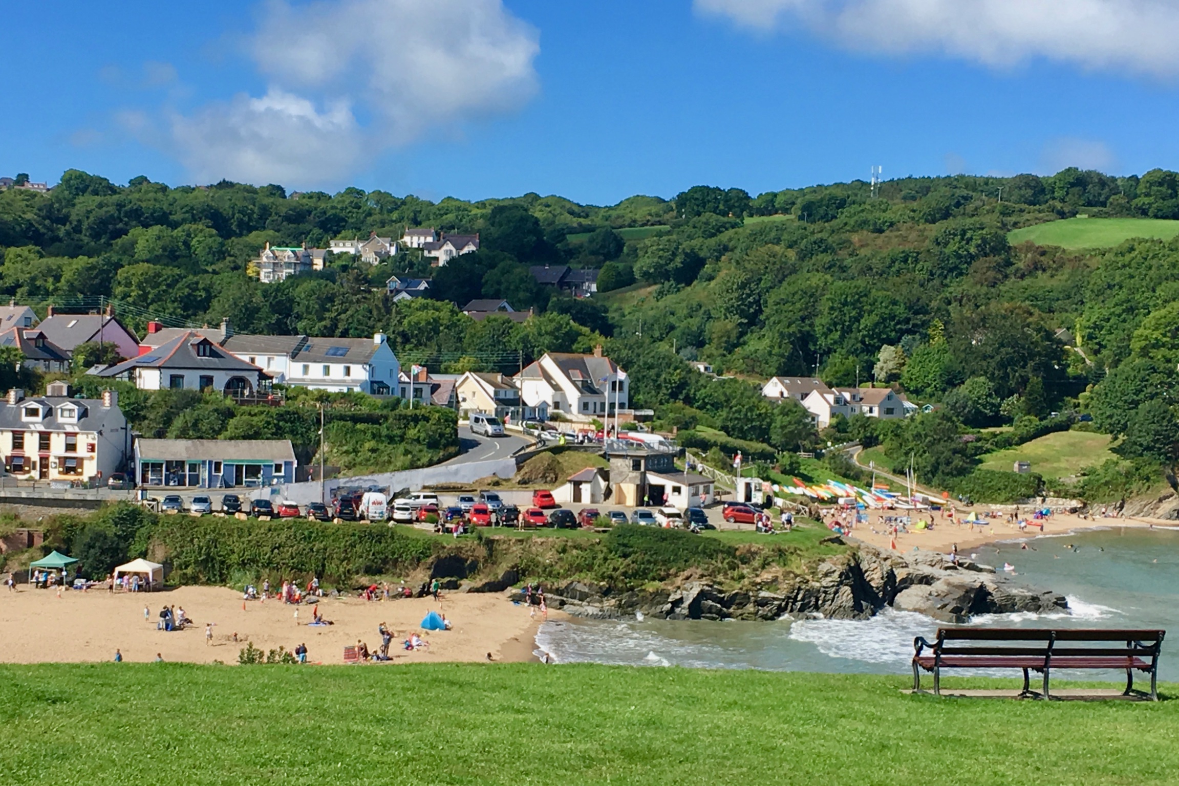 The two beaches of Aberporth
